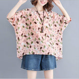 Womens Pattern Loose Fit Top - Presidential Brand (R)