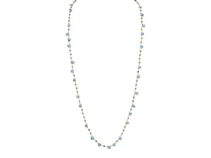 Keshi Pearls & Quartz Necklace, 42" - Presidential Brand (R)