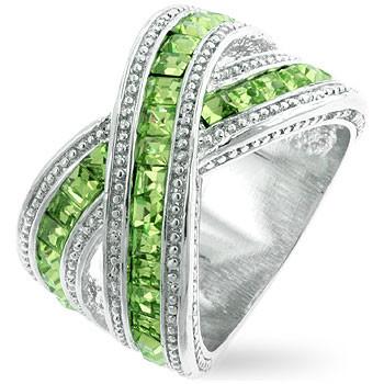 Twisting Green Ring - Presidential Brand (R)