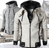 Mens Dary Gray Windproof Zipped Up Hoodie - Presidential Brand (R)