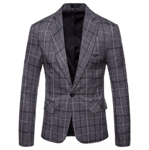 Mens Checkered Blazer - Presidential Brand (R)