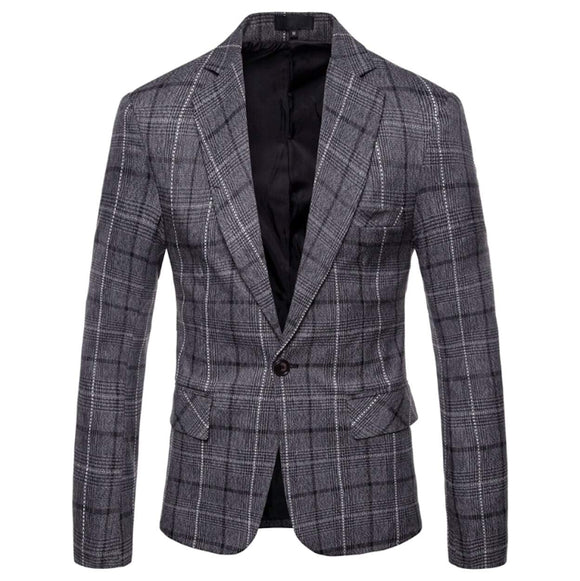 Mens Checkered Blazer - Presidential Brand (R)