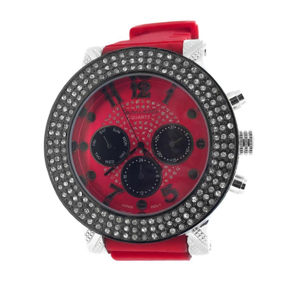 Red Rubber Watch - Presidential Brand (R)