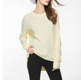 Womens Relaxed Fit Round Neck Sweater - Presidential Brand (R)