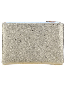 STIPPLED VINYL CLUTCH MAKEUP POUCH - Presidential Brand (R)