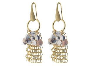 Sterling Silver Art Rococo Mesh Hook Earrings Handmade in Italy - Presidential Brand (R)