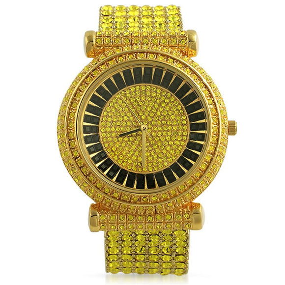 Lemonade Baguette Baller Icey Watch - Presidential Brand (R)