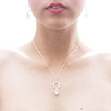 Clara Crystal and Sterling Silver Necklace - Presidential Brand (R)