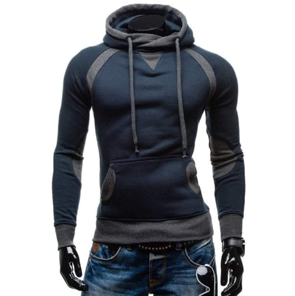 Mens Two Tone Pullover Hoodie With Pockets - Presidential Brand (R)