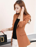 Womens One Button Slim Fit Blazer - Presidential Brand (R)
