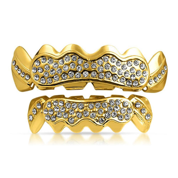 Gold Custom Bling Grillz Set - Presidential Brand (R)