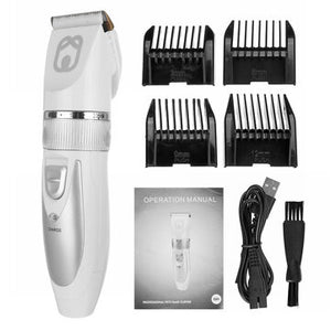 Dog Clippers USB Rechargeable Cordless Dog Grooming Kit Electric Pets Hair Trimmers Shaver Shears