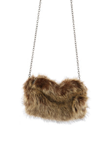 FAUX FUR HANDWARMER AND CLUTCH - Presidential Brand (R)