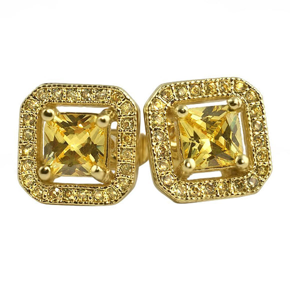 Lemonade Princess Ice Island CZ Earrings - Presidential Brand (R)