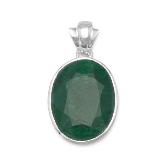 Oval Faceted Beryl Pendant - Presidential Brand (R)