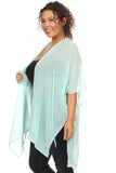 Plus Size Women's Front Tie Beach Dress Cove Up Swimwear Made in USA - Presidential Brand (R)