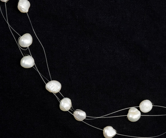 Radiance Floating Pearl Necklace - Presidential Brand (R)