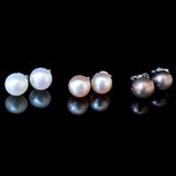 Essential 7mm Cultured Pearl Stud Earrings - Presidential Brand (R)