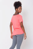 Peach Raglan V-neck Tee - Presidential Brand (R)