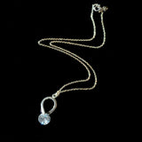 Clara Crystal and Sterling Silver Necklace - Presidential Brand (R)