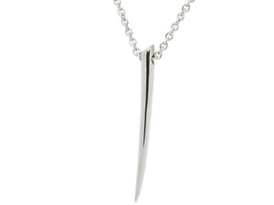Silver Nail Necklace in Sterling Silver, Length 24 Inches - Presidential Brand (R)
