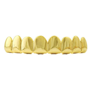 8 Tooth Gold Grillz Top - Presidential Brand (R)