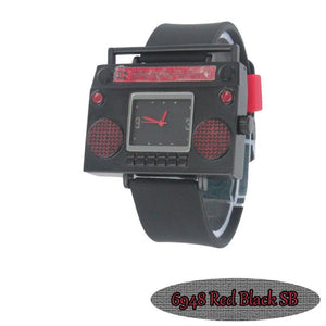 Red Boombox Urban Hip Hop Watch - Presidential Brand (R)