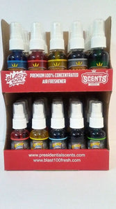 PRESIDENTIAL SCENTS AIR FRESHENER 4O CT. DISPLAY - Presidential Brand (R)