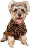 Presidential Collection -  Presidential Paws - Pet Outfits Leopard Print Plush Sweatshirt