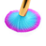 Dusting Brush Soft Hair Coloured Fancy Handle - Presidential Brand (R)