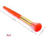 Dusting Brush Soft Hair Coloured Fancy Handle - Presidential Brand (R)