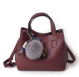 Womens Vegan Leather Small Tote Bag with Long Shoulder strap - Presidential Brand (R)