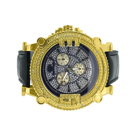 Super Techno Diamond Watch Chunky Style - Presidential Brand (R)