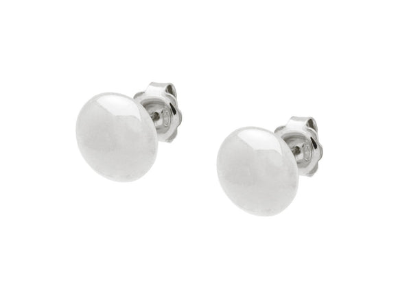 Flat Ball Stud Earrings (Mirror Finish) - Presidential Brand (R)