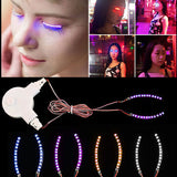 LED Eyelashes Eyelid False Eyelashes Unisex LED Light Eye Lash Fashion Icon - Presidential Brand (R)