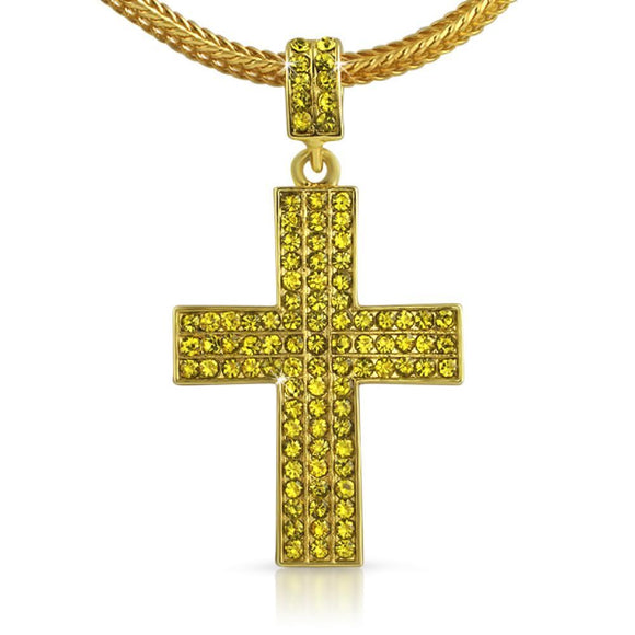 Triple Lemonade Cross Pendant Chain Small - Presidential Brand (R)
