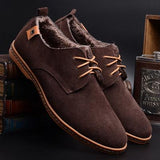 Mens Causal Suede Lace Up Shoes - Presidential Brand (R)