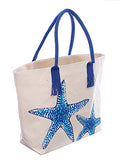STARFISH PRINT BEACH TOTE - Presidential Brand (R)