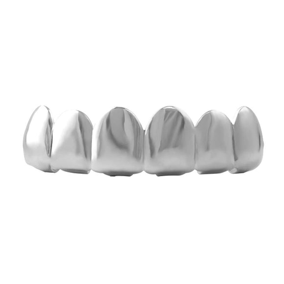 Silver Grillz Shiny Teeth Top - Presidential Brand (R)