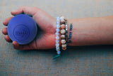 Jute Premium ECO Fitness, pilates, yoga mat + Trigger Ball + Massage Stick - Presidential Brand (R)