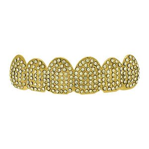 Mega Gold Grillz Top Teeth - Presidential Brand (R)