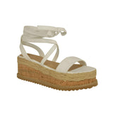 Womens Lace Up Platform Sandals - Presidential Brand (R)