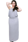 Plus Size Women's Smocked Maxi Dress - Presidential Brand (R)