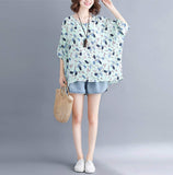 Womens Pattern Loose Fit Top - Presidential Brand (R)