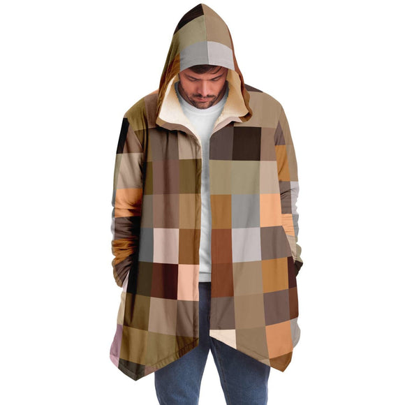 Mens Jackets, Brown Tone Swatch Style Fleece Jacket - Presidential Brand (R)