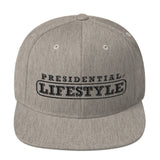 Presidential Lifestyle Icon P Black | Snapback Hat - Presidential Brand (R)