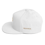 Presidential P Gold Flat Bill Cap - Presidential Brand (R)