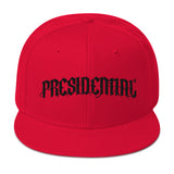 Presidential Snapback Hat Black letter Presidential Logo - Presidential Brand (R)