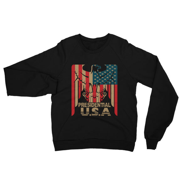 Presidential Eagle California Fleece Raglan Sweatshirt - Presidential Brand (R)