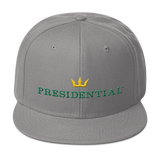 PRESIDENTIAL Gold Crown Logo Otto Cap 125-978 - Wool Blend Snapback - Presidential Brand (R)